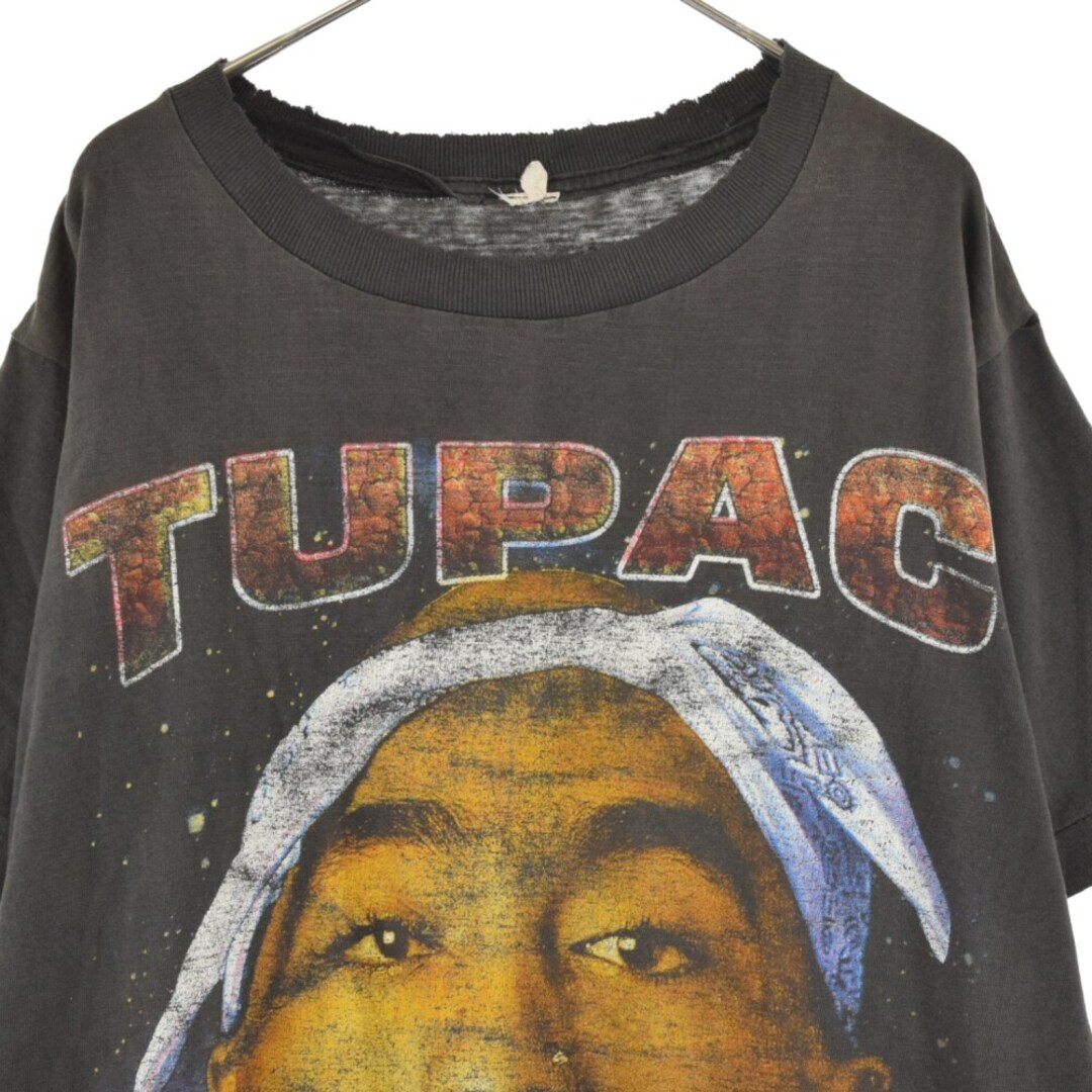 VINTAGE ヴィンテージ 90s 2PAC MAKAVELI AGAINST ALL ODDS RAP TEE ツーパック マキャベリック アゲインストオールオッズ Tシャツ ブラック