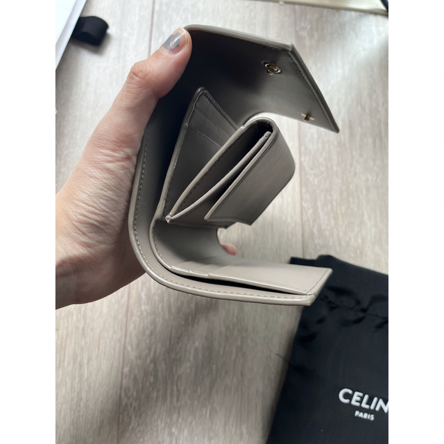 celine   新品・未使用品トリフォールドウォレット / グレインド