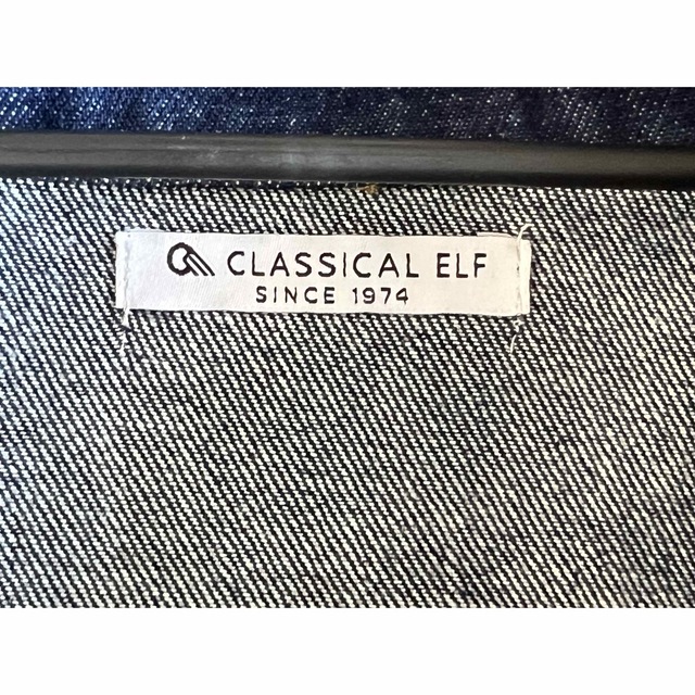 Classical Elf.(クラシカルエルフ)のゆるビッグシルエットのコットン&デニムジャケット レディースのジャケット/アウター(Gジャン/デニムジャケット)の商品写真