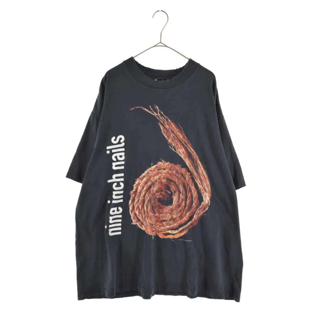 VINTAGE ヴィンテージ 90s NINE INCH NAILS FURTHER DOWN THE SPIRAL ナインインチネイルズ スパイラル半袖Tシャツ ブラック