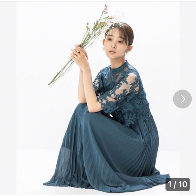 form forma - 新品未使用 ニューモデル 刺繍&プリーツ 華やか袖 form forma - 新品未使用 ニューモデル 刺繍&プリーツ 華やか袖