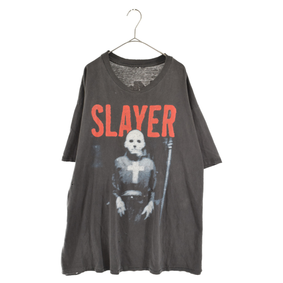 VINTAGE ヴィンテージ 90s SLAYER DIABOLUS IN MUSICA スレイヤー プリント 半袖Tシャツ カットソー ブラック