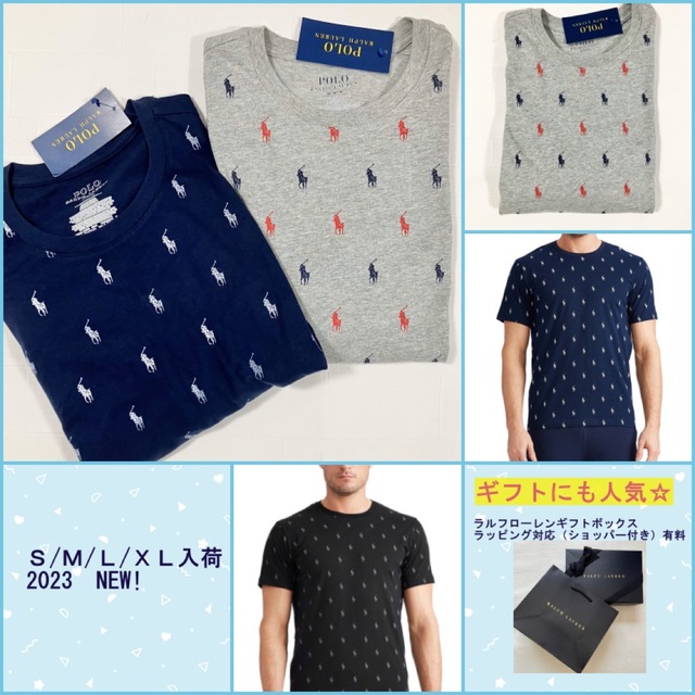 Ralph Lauren(ラルフローレン)のグレーM  半袖　マルチポニー　ラルフローレン  Tシャツ メンズのトップス(Tシャツ/カットソー(半袖/袖なし))の商品写真