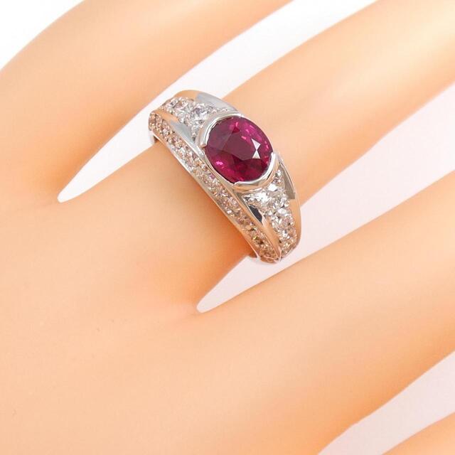 PT ルビー リング 1.58CT レディースのアクセサリー(リング(指輪))の商品写真