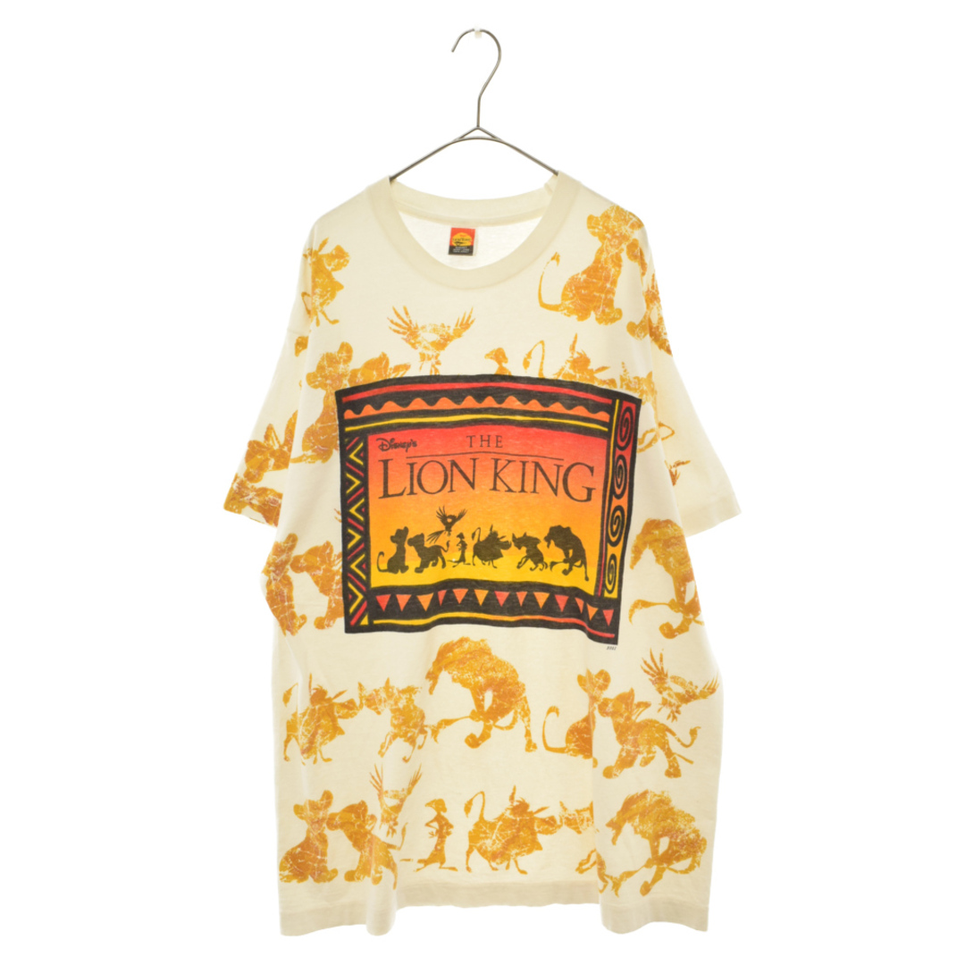 VINTAGE ヴィンテージ 90s LIONKING ライオンキング ムービー 半袖Tシャツ カットソー ホワイト