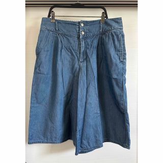 ギャップ(GAP)の1734 GAP レディース　デニム　ガウチョパンツ  ブルー　30 10 XL(キュロット)