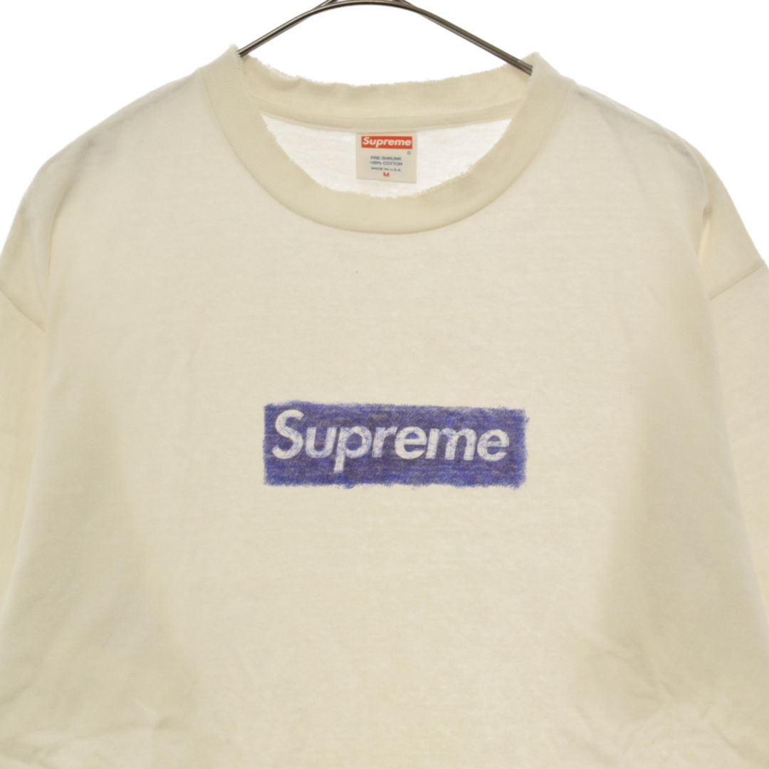 SUPREME シュプリーム 04SS ANDREI MOLODKIN PEN BOX LOGO アンドレイモロドキンペンボックスロゴTシャツ 半袖クルーネックカットソー ホワイト/ブルー