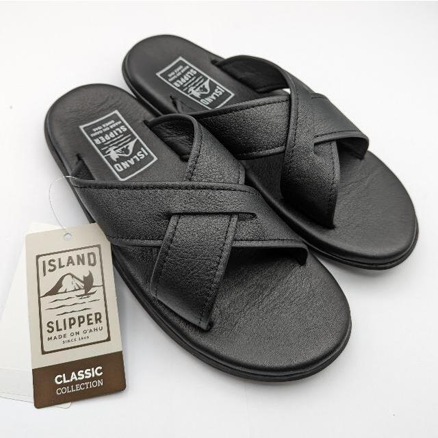 【訳あり】【ISLAND SLIPPER PB223】 アイランドスリッパ PB223 BLACK ブラック サンダル 【靴幅 】 Black