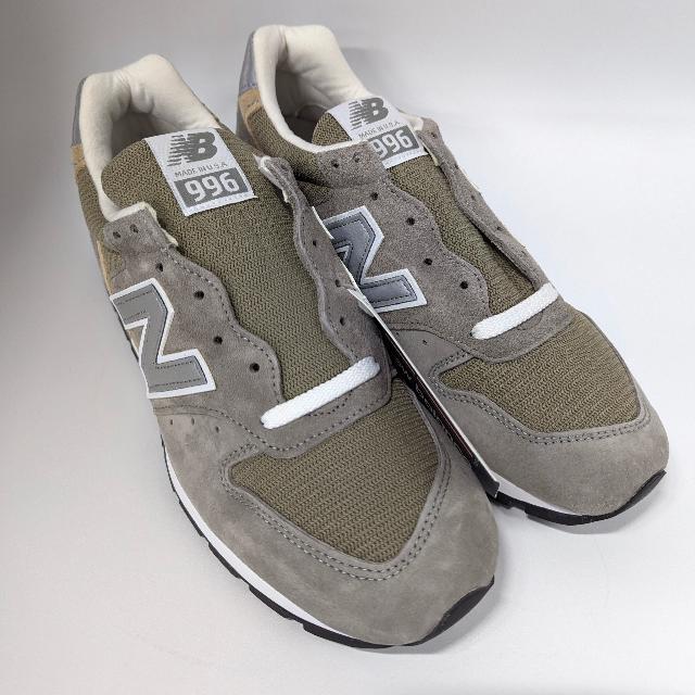 【訳あり】ニューバランス M996GY グレー 【Made in USA 米国直輸入正規品】NEW BALANCE M996 GY Dワイズ 996 スニーカー ランニングシューズメンズ