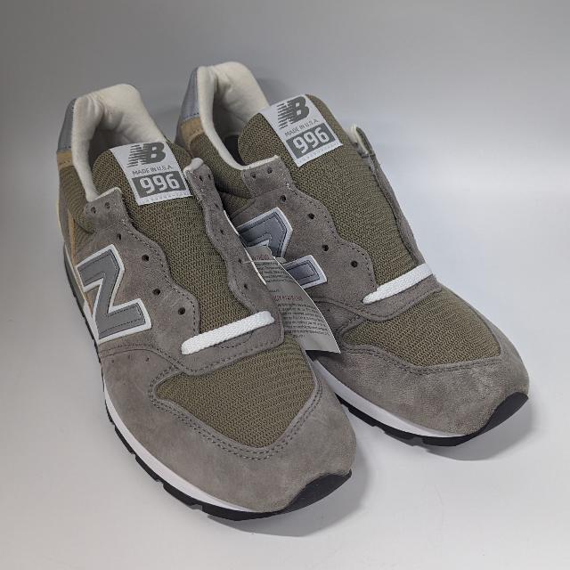 【訳あり】ニューバランス M996GY グレー 【Made in USA 米国直輸入正規品】NEW BALANCE M996 GY Dワイズ 996 スニーカー ランニングシューズ