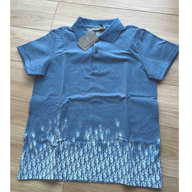 お買い物マラソン限定☆ 新品DIORポロシャツ12A子供服キッズブルー
