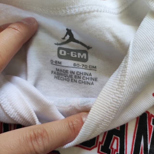 Jordan Brand（NIKE）(ジョーダン)のベビー服 キッズ/ベビー/マタニティのベビー服(~85cm)(ロンパース)の商品写真