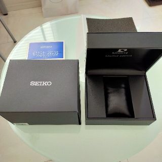 セイコー(SEIKO)の【美品】SEIKO 腕時計 空箱 黒色(腕時計(デジタル))