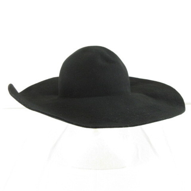 ドレスキャンプ DRESSCAMP ウールハット 帽子 黒 F *A629