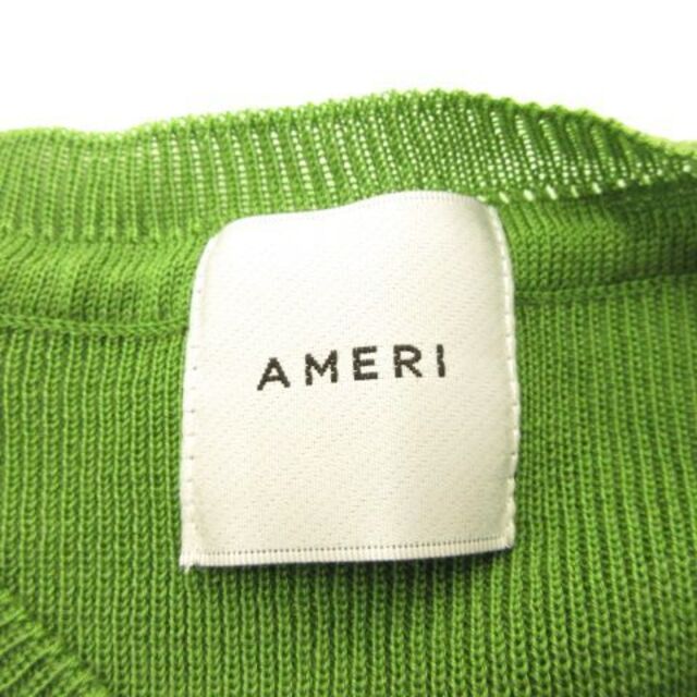 Ameri VINTAGE(アメリヴィンテージ)のアメリヴィンテージ Ameri VINTAGE ニット セーター 五分袖 丸首 レディースのトップス(ニット/セーター)の商品写真