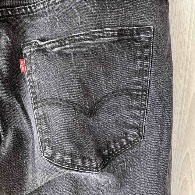 Levi's - Z-0637リーバイス501ブラックデニムパンツストレートボタン