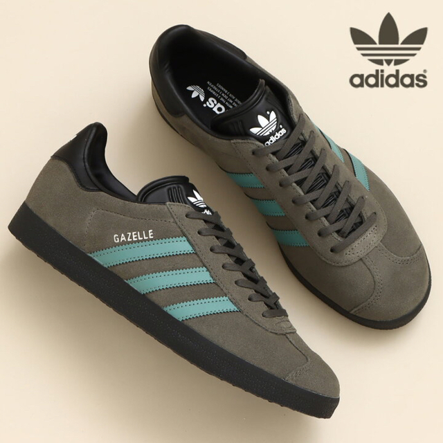 29cm adidas GAZELLE black grey ガッツレー