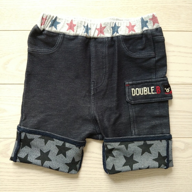 DOUBLE.B(ダブルビー)のDOUBLE.B ハーフパンツ 90サイズ キッズ/ベビー/マタニティのキッズ服男の子用(90cm~)(パンツ/スパッツ)の商品写真