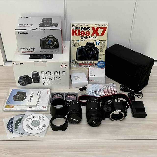 豊富な高品質 キャノン EOS KISS X7 Wレンズ ショット数:407回 #2311S