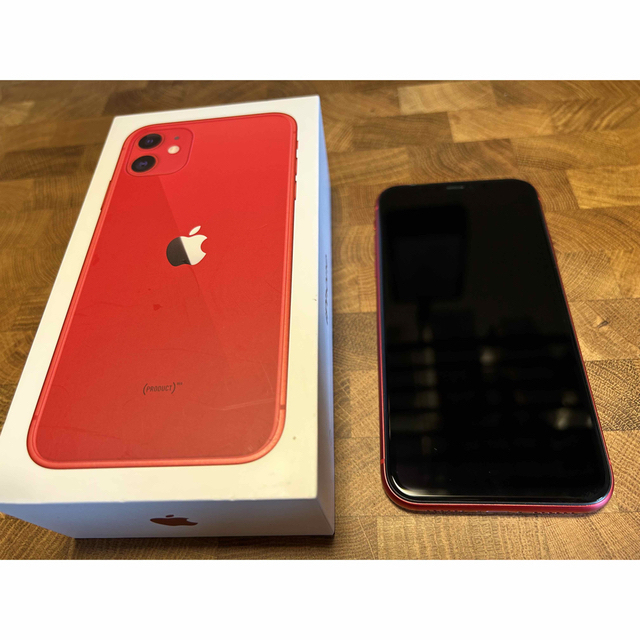 apple iPhone 11 (PRODUCT)RED 256 SIMフリー