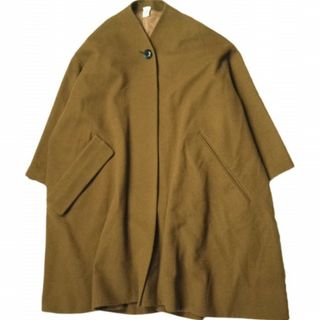 ELIN エリン 日本製 Wool-blend asymmetry coat ウールブレンド ...