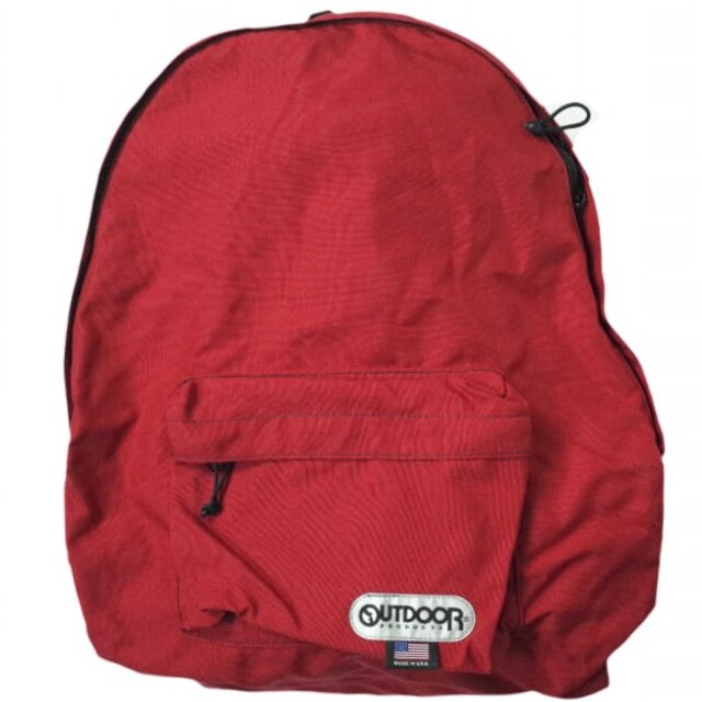 OUTDOOR PRODUCTS(アウトドアプロダクツ)のOUTDOOR PRODUCTS x L'ECHOPPE アウトドアプロダクツ レショップ 別注 USA製 DAY PACK 特大サイズ レッド デイパック リュック カバン【中古】【OUTDOOR PRODUCTS × L'ECHOPPE】 メンズのバッグ(バッグパック/リュック)の商品写真