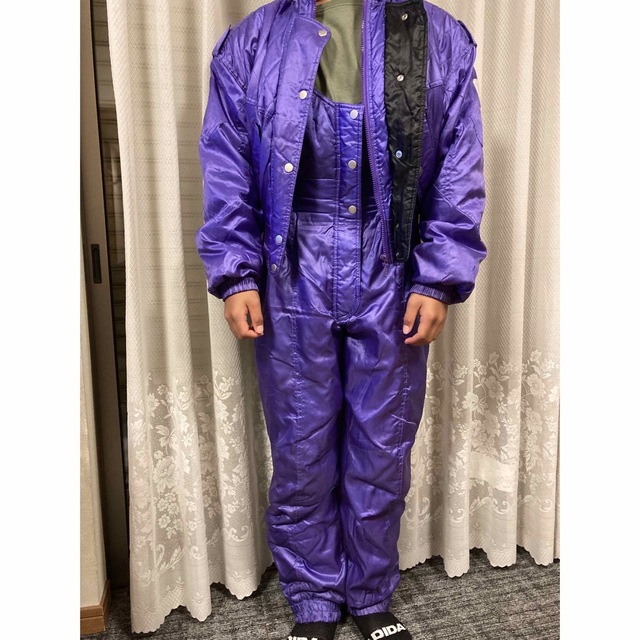 スキーウエア 紫 セットアップ 150サイズの通販 by maru｜ラクマ