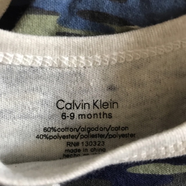 Calvin Klein(カルバンクライン)の新品　カルバンクライン　ロンパース（3点セット） キッズ/ベビー/マタニティのベビー服(~85cm)(ロンパース)の商品写真