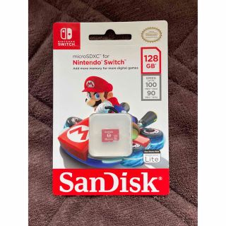 任天堂 スイッチ マリオ　推奨  マイクロsdカード 128GB サンディスク(その他)