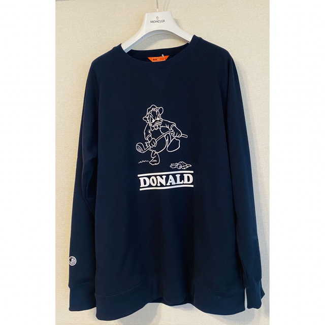 ☆大人気!新品未使用!ビームスゴルフドナルドスウェットネイビーLサイズ-