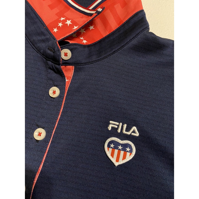 FILA(フィラ)のフィラ　ゴルフ　ポロシャツ　L スポーツ/アウトドアのゴルフ(ウエア)の商品写真