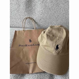 ポロラルフローレン(POLO RALPH LAUREN)のラルフローレン　ベージュ　キャップ(キャップ)