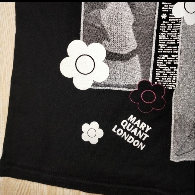 MARY QUANT(マリークワント)のマリークヮント　Tシャツ　黒 レディースのトップス(Tシャツ(半袖/袖なし))の商品写真