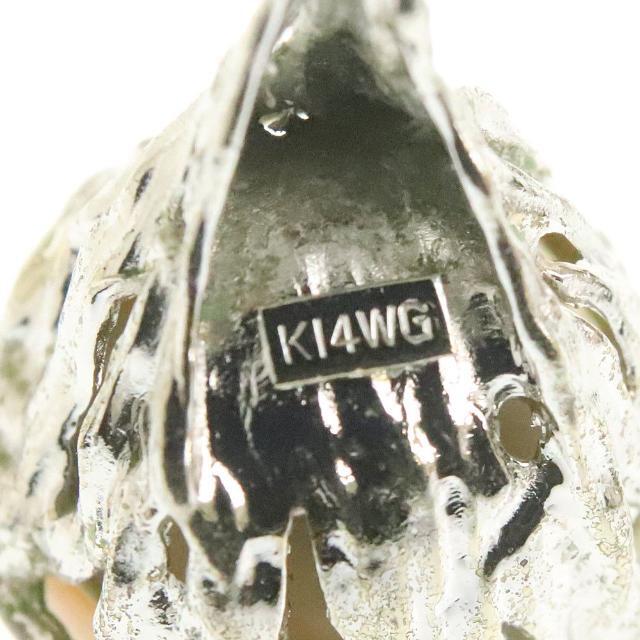 パールネックレストップ  ホワイトゴールド K14WG パール 総重量約5.9g  | ペンダントトップ アクセサリー ジュエリー 真珠 レディース ファッション 小物 18金 Aランク 3