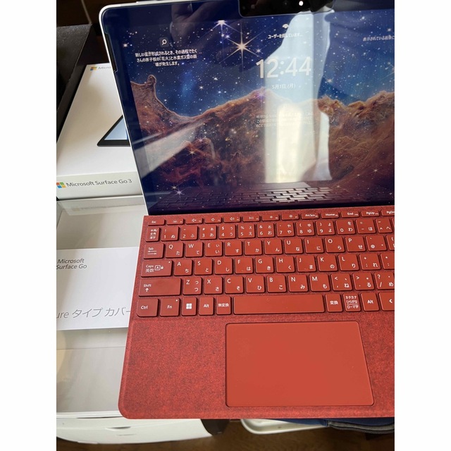 Microsoft(マイクロソフト)のsurface GO3 サーフェス１２８GB ８GB タブレット　GO2 スマホ/家電/カメラのPC/タブレット(タブレット)の商品写真