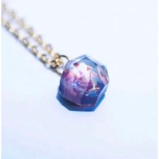 アッシュペーフランス(H.P.FRANCE)のガラス ネックレス　glass jewel ジュエル　一点もの(ネックレス)