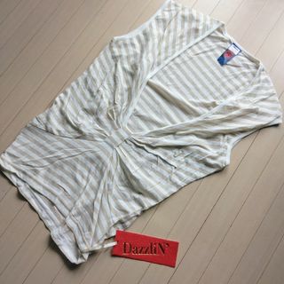 ダズリン(dazzlin)の新品 dazzlin ダズリン ノースリーブ ボーダー カットソー トップス(カットソー(半袖/袖なし))