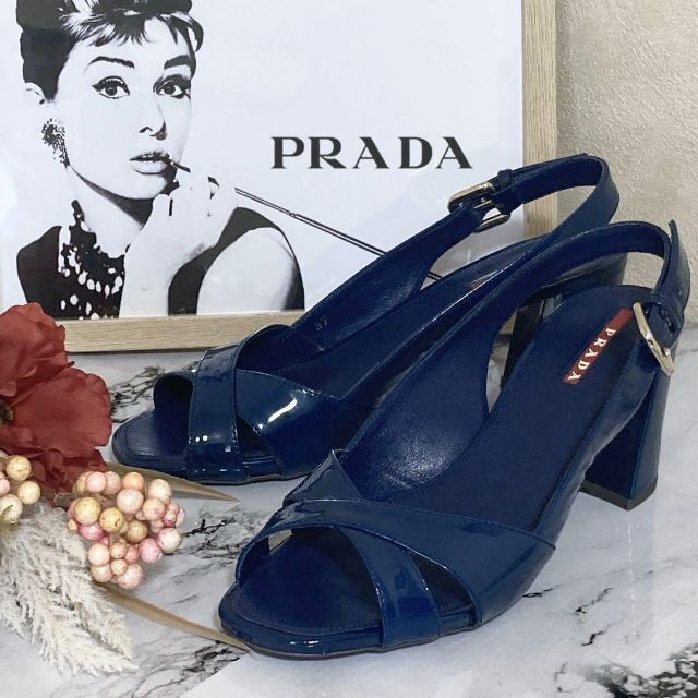 PRADA☆プラダ ミュール サンダル37 未使用-