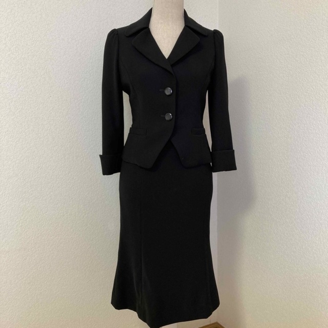 スーツ　ブラックフォーマル レディースのフォーマル/ドレス(礼服/喪服)の商品写真