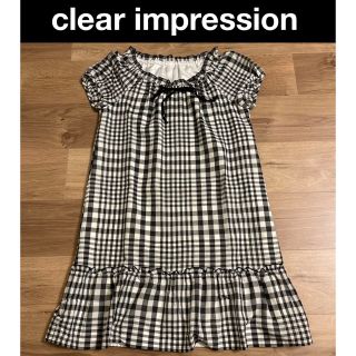 クリアインプレッション(CLEAR IMPRESSION)のCLEAR IMPRESSIONクリアインプレッション ワンピース チェック 2(チュニック)