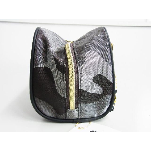 マーク＆ロナ★Gauge Camo Dopp Kit スカルカモクラッチポーチ茶ブラウン素材