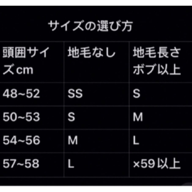 限定カラー　パーマレースボブ　百合子ウィッグ レディースの帽子(ニット帽/ビーニー)の商品写真