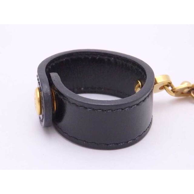 エルメス HERMES チャーム グローブホルダー レザー/メタル ブラックxゴールド ユニセックス 送料無料 e53784f 2