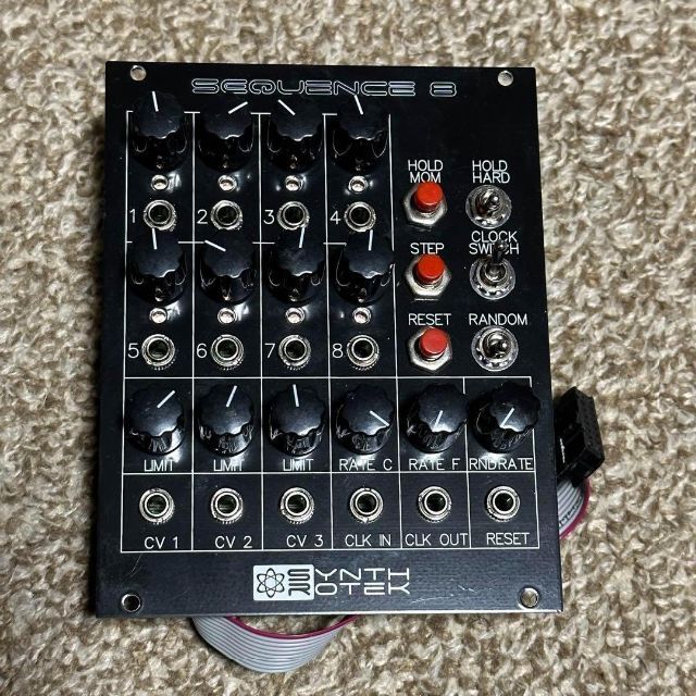 日本未発売！Synthrotek Sequence 8 ステップシーケンサー 【時間指定