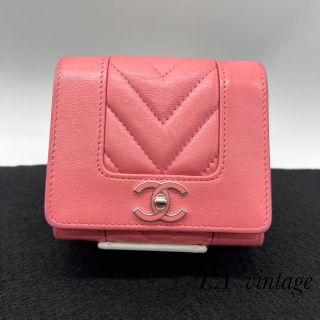 CHANEL - シャネル ロングジップウォレット カメリアライン ココマーク