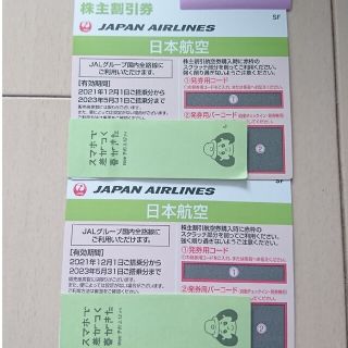 ジャル(ニホンコウクウ)(JAL(日本航空))のJALの株主優待 割引券) ②2023年5月31日搭乗分迄(その他)