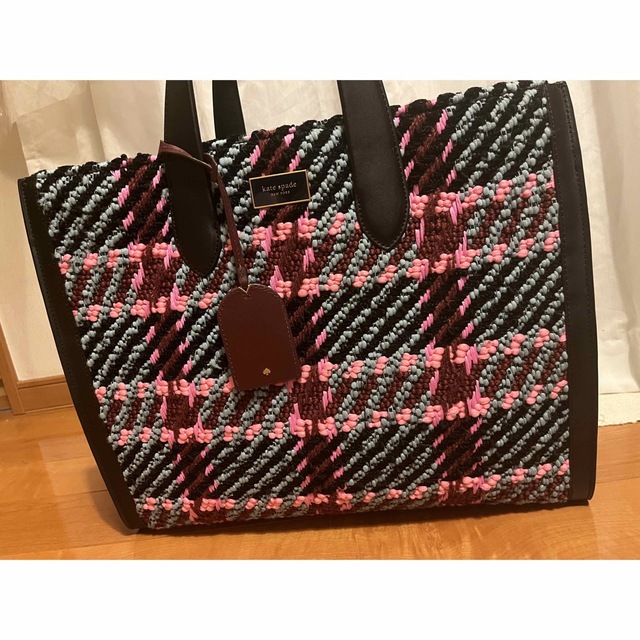 KATE SPADE トートバッグ Manhattan Plaid ラージ | フリマアプリ ラクマ