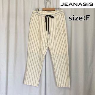 ジーナシス(JEANASIS)のJEANASIS ストライプパンツ フリーサイズ(カジュアルパンツ)