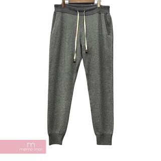 ルイヴィトン(LOUIS VUITTON)のLOUIS VUITTON Knit Jogging Pants 1A61NN ルイヴィトン ニットジョギングパンツ スウェットパンツ バックロゴ刺繍 カシミヤ混 ダークグレー サイズXL【230430】【中古-A】【me04】(その他)