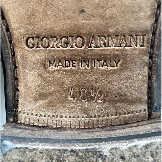 Giorgio Armani(ジョルジオアルマーニ)のGIORGIO ARMANI   レザーシューズ メンズの靴/シューズ(ドレス/ビジネス)の商品写真